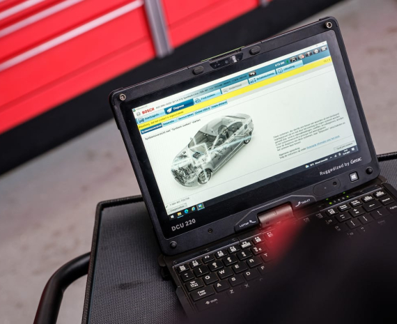 Storing uitlezen auto